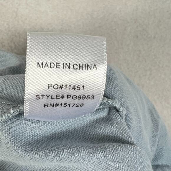 ee:some Capris Womens L Cotton Light Blue Culottes Wide Leg Elastic Waist - Picture 5 of 9